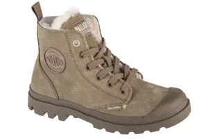 Palladium Pampa Hi Zip WL 95982-377-M, Damskie, Zielone, buty sneakers, nubuk, rozmiar: 37