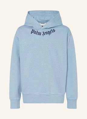 Palm Angels Bluza Z Kapturem blau