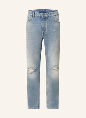 Palm Angels Jeansy W Stylu Destroyed Regular Fit blau