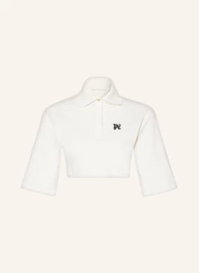 Palm Angels Krótka Koszulka Polo Z Piki weiss