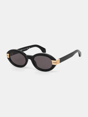 Palm Angels okulary przeciwsłoneczne kolor czarny PERI094_531007