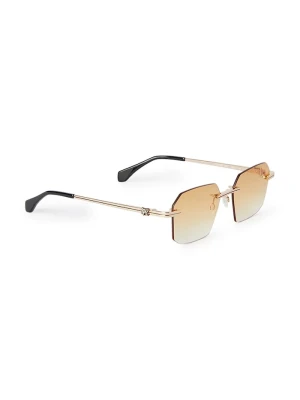 Palm Angels okulary przeciwsłoneczne kwadratowe złoty