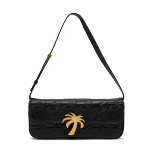 Palm Angels Skórzana torebka na ramię