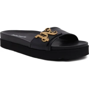 Palm Angels Skórzane klapki