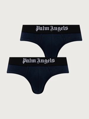 Palm Angels slipy męskie z bawełną 3-pack granatowy