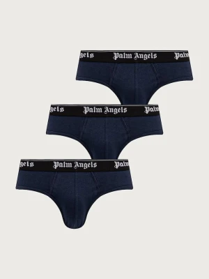Palm Angels slipy męskie z bawełną granatowy