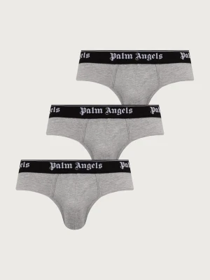Palm Angels slipy męskie z bawełną szary