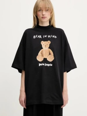Palm Angels t-shirt bawełniany B Bear In Mind Loose damski kolor czarny PWAA017S25JER0051060