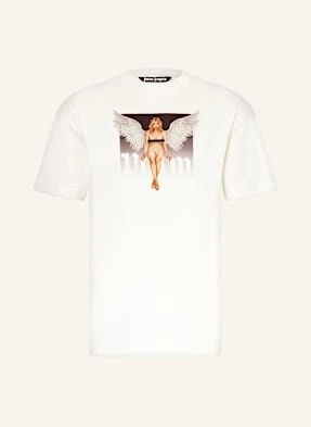 Palm Angels T-Shirt Crystal weiss