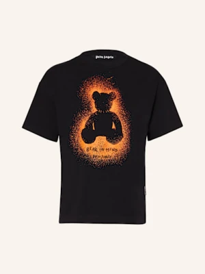 Palm Angels T-Shirt Spray Bear Reg schwarz