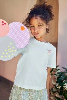 Palm Tree koszulka dla dzieci z krótkim rękawem - Biały Mountain Warehouse