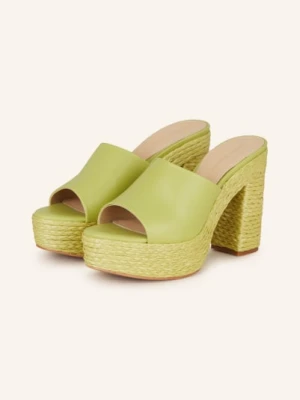 Paloma Barceló Klapki Mules Na Platformie Nicoletta gelb PALOMA BARCELÓ