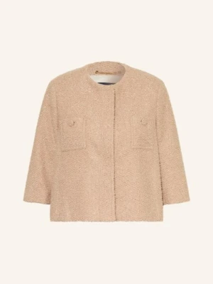 Pamela Henson Marynarka Bouclé Philka Z Rękawami 3/4 beige