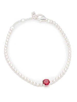 Pandora Srebrna bransoletka z cyrkoniami rozmiar: 16 cm