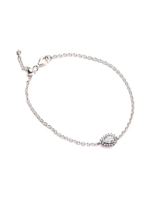 Pandora Srebrna bransoletka z cyrkoniami rozmiar: 18 cm