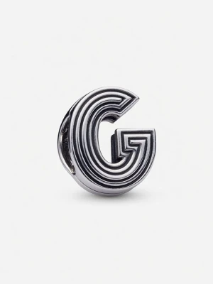 Pandora Srebrny charms "G" rozmiar: onesize
