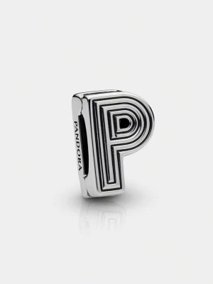 Pandora Srebrny charms "P" rozmiar: onesize