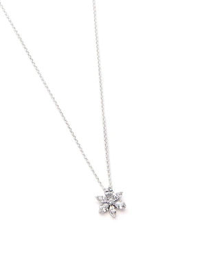 Pandora Srebrny naszyjnik z zawieszką - dł. 45 cm rozmiar: onesize