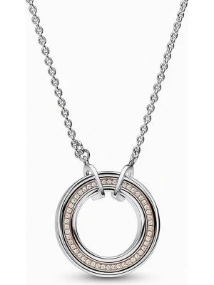 Pandora Srebrny naszyjnik z zawieszką - dł. 45 cm rozmiar: onesize
