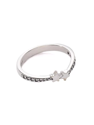 Pandora Srebrny pierścionek z cyrkoniami rozmiar: 50