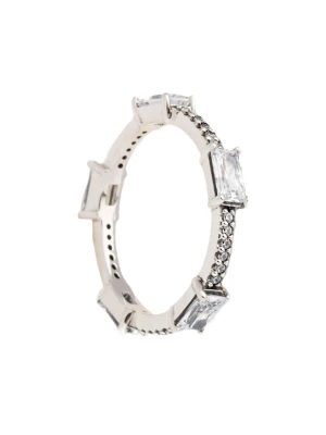 Pandora Srebrny pierścionek z cyrkoniami rozmiar: 50