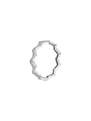 Pandora Srebrny pierścionek z cyrkoniami rozmiar: 52
