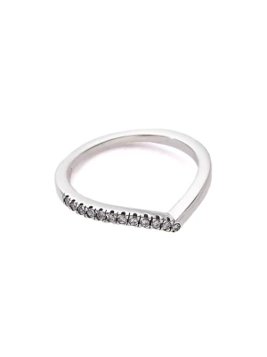 Pandora Srebrny pierścionek z cyrkoniami rozmiar: 52