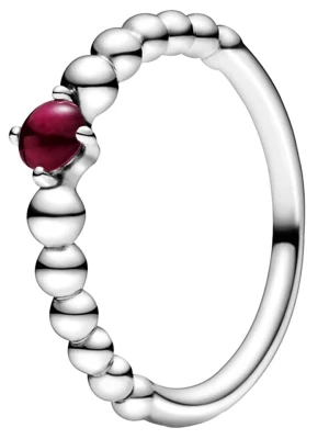 Pandora Srebrny pierścionek z kryształem rozmiar: 54