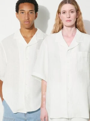 Pangaia koszula lniana DNA Linen Camp Collar Shirt