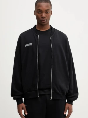 Pangaia kurtka Midweight Bomber Jacket kolor czarny przejściowa 10002360