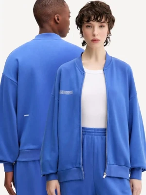 Pangaia kurtka Midweight Bomber Jacket kolor niebieski przejściowa 10002360