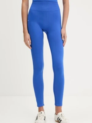 Pangaia legginsy Plant-Stretch Compressive Leggings damskie kolor niebieski gładkie 10002427