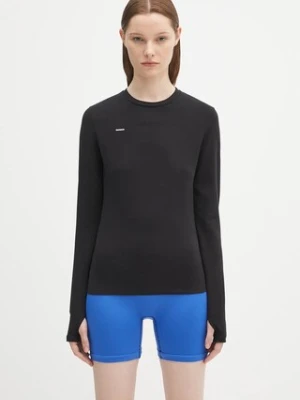 Pangaia longsleeve Cotton-Stretch Long-Sleeved Top kolor czarny 10002429