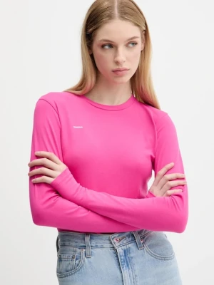 Pangaia longsleeve Cotton-Stretch Long-Sleeved Top kolor różowy 10002429