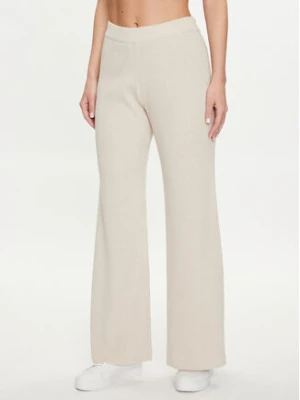 Pangaia Spodnie dzianinowe Recycled Cashmere Beżowy Regular Fit