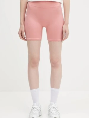 Pangaia szorty Plant-Stretch Compressive Shorts damskie kolor różowy gładkie high waist 10002485