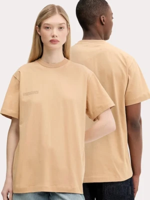 Pangaia t-shirt bawełniany kolor zielony z nadrukiem
