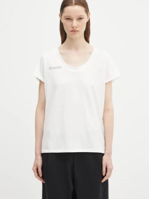 Pangaia t-shirt bawełniany Lightweight Scoop Neck T-Shirt damski kolor biały 10002565