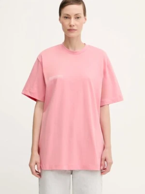 Pangaia t-shirt bawełniany Midweight T-shirt damski kolor różowy 10000287.