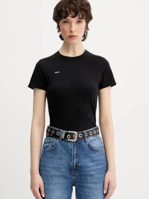 Pangaia t-shirt Cotton-Stretch T-shirt damski kolor czarny 10002430
