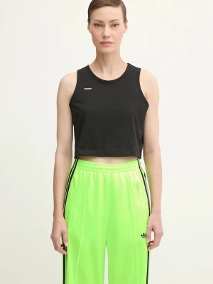 Pangaia top Cotton-Stretch Tank Top czarny