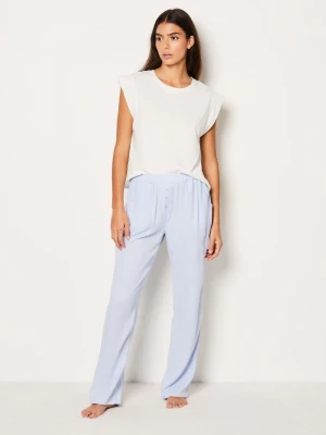 Pantalon de pyjama droit en lin Etam