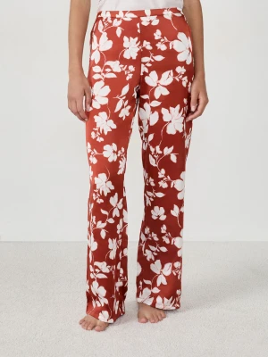 Pantalon de pyjama satiné à imprimés Etam
