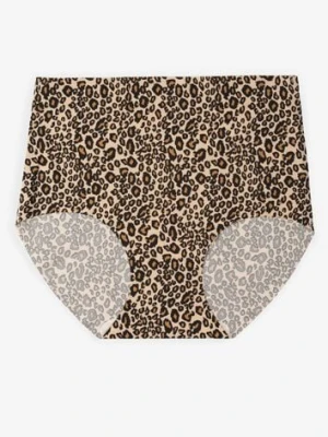 Panterkowe Bezszwowe Majtki Figi High Waist Dolevia