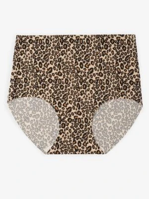 Panterkowe Majtki Bezszwowe Typu Figi z Wysokim Stanem Doliressa love magnolia