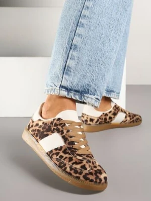 Panterkowe Sneakersy Tenisówki w Kultowym Stylu Neolithaen