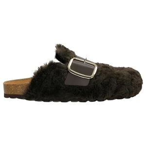 Futerkowe kapcie damskie relaks na korkowej podeszwie r 34015-82