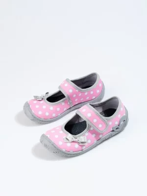 Pantofle dla dziewczynki różowe Shelvt