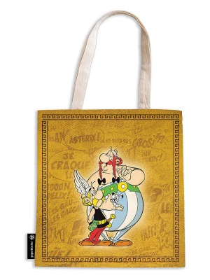 Paperblanks Torba "Asterix & Obelix" w kolorze żółtym na zakupy - 38 x 38 cm rozmiar: onesize