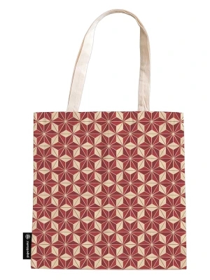 Paperblanks Torba "Hishi" w kolorze czerwonym na zakupy - 38 x 38 cm rozmiar: onesize